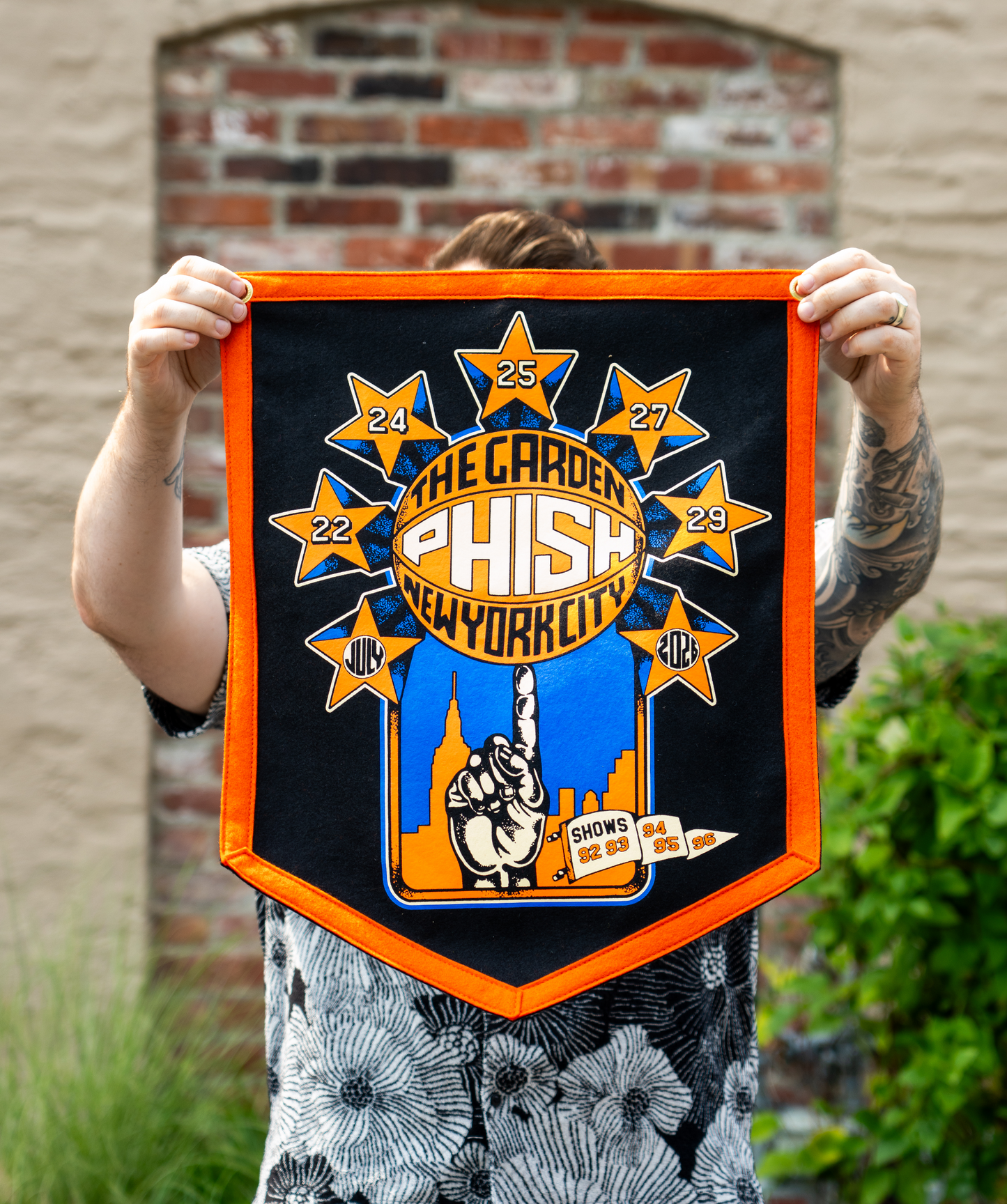 Oxford Pennant Bing Bong Jam Championship Camp Flag