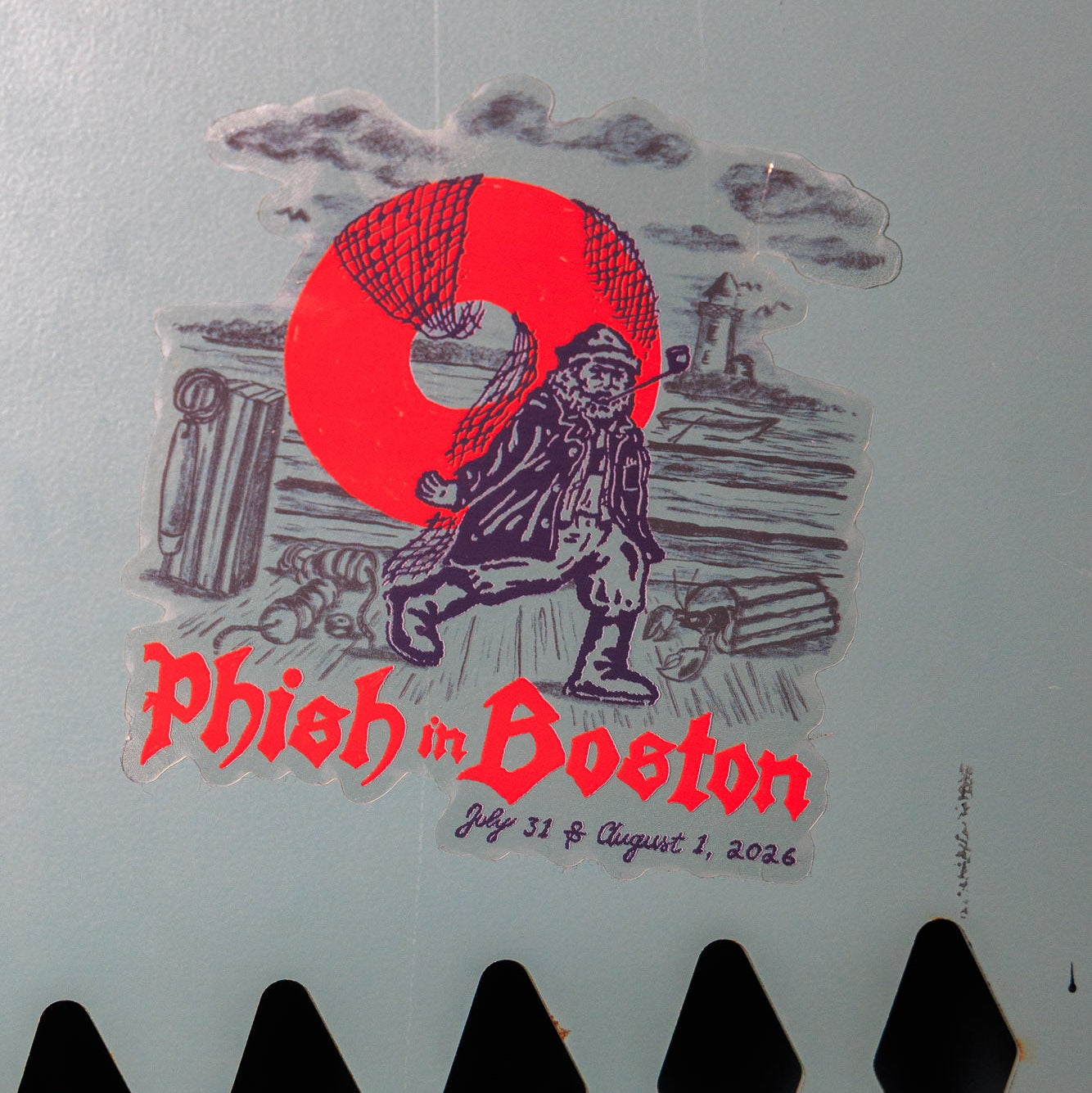 Gordon Fishmerman Boston Sticker