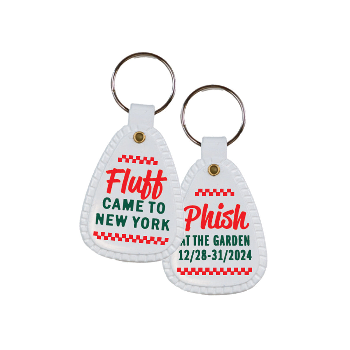 Fluff Came To New York Event Saddle Keychain