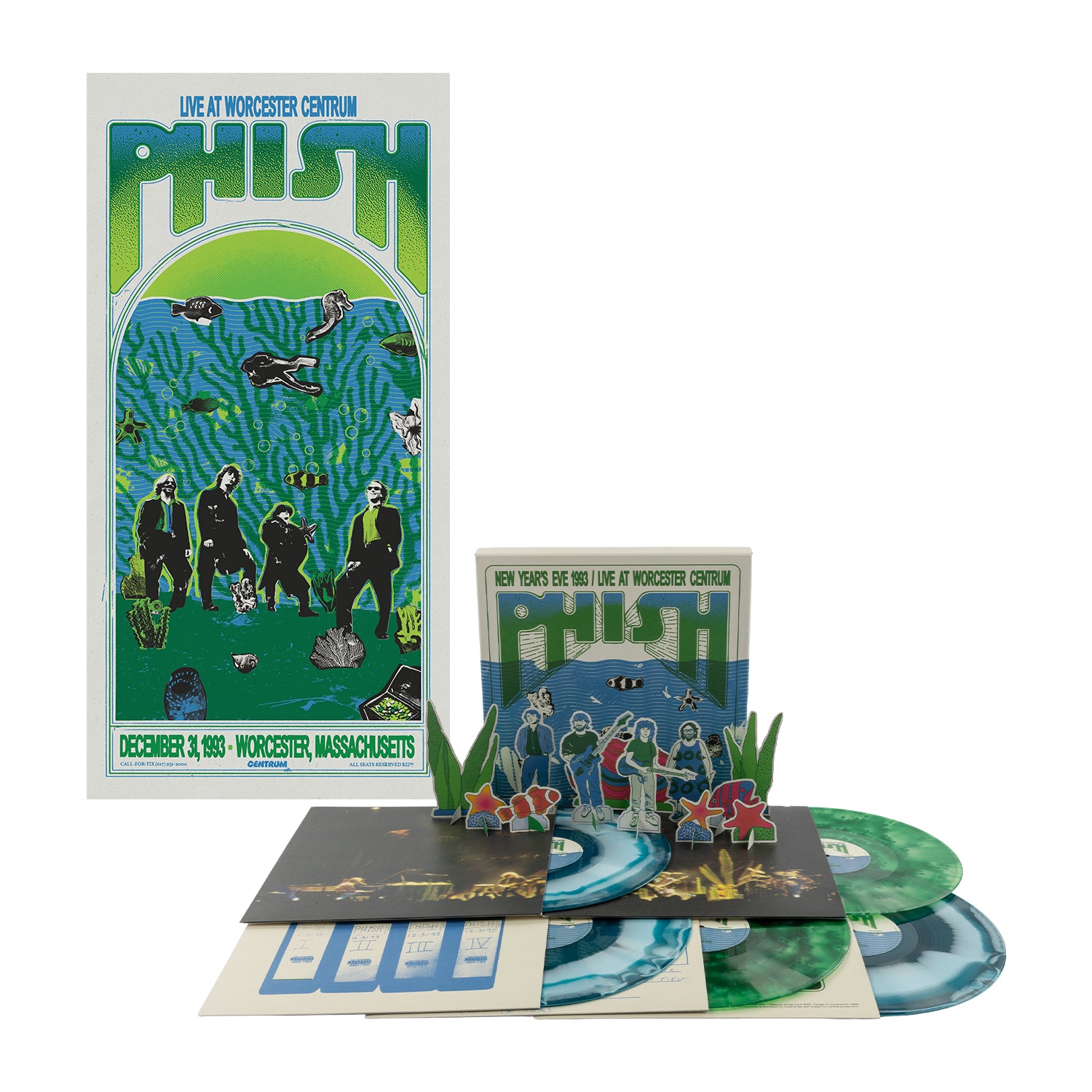 New Year's Eve 1993 Live At Worcester Centrum 5-LP Vinyl Box Set +