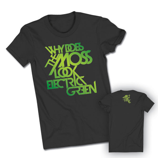 Ladies Mike Gordon "Electric Green" Tour T on Black