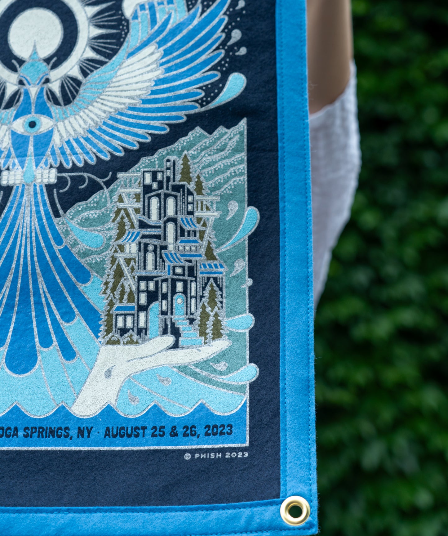 Oxford Pennant x Phish Water Phoenix Rising Camp Flag