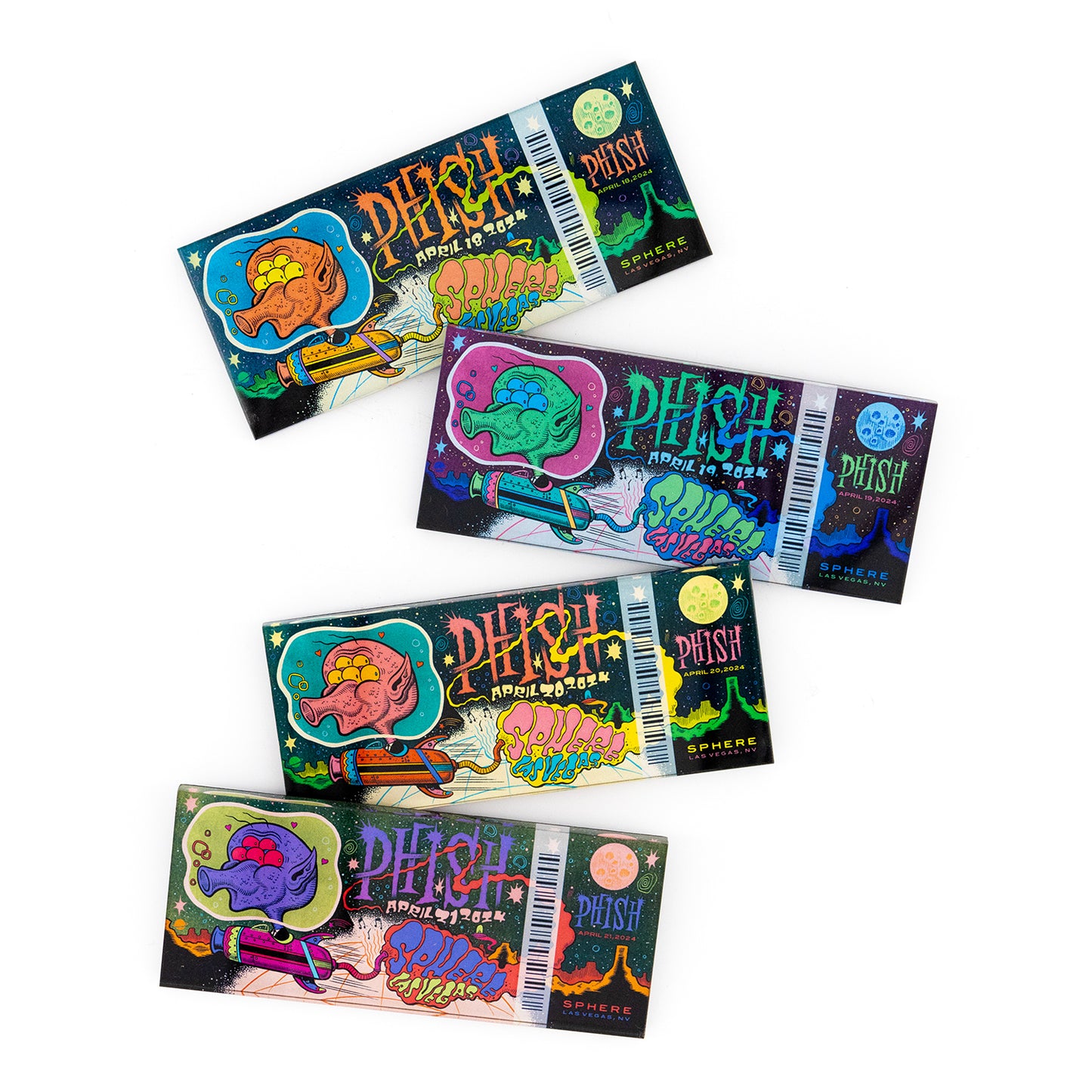 Sphere Traffic Ticket Magnets