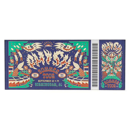 September Summer Tour 2025 Ticket Magnets