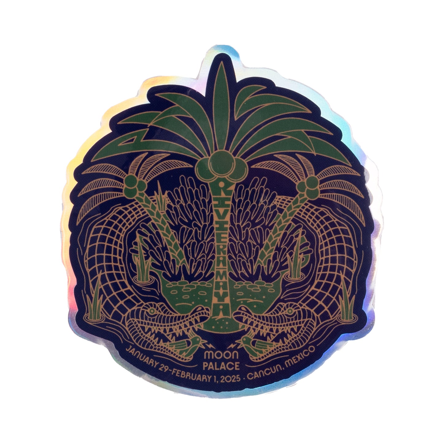 Coconut Jaws Gator Event Sticker