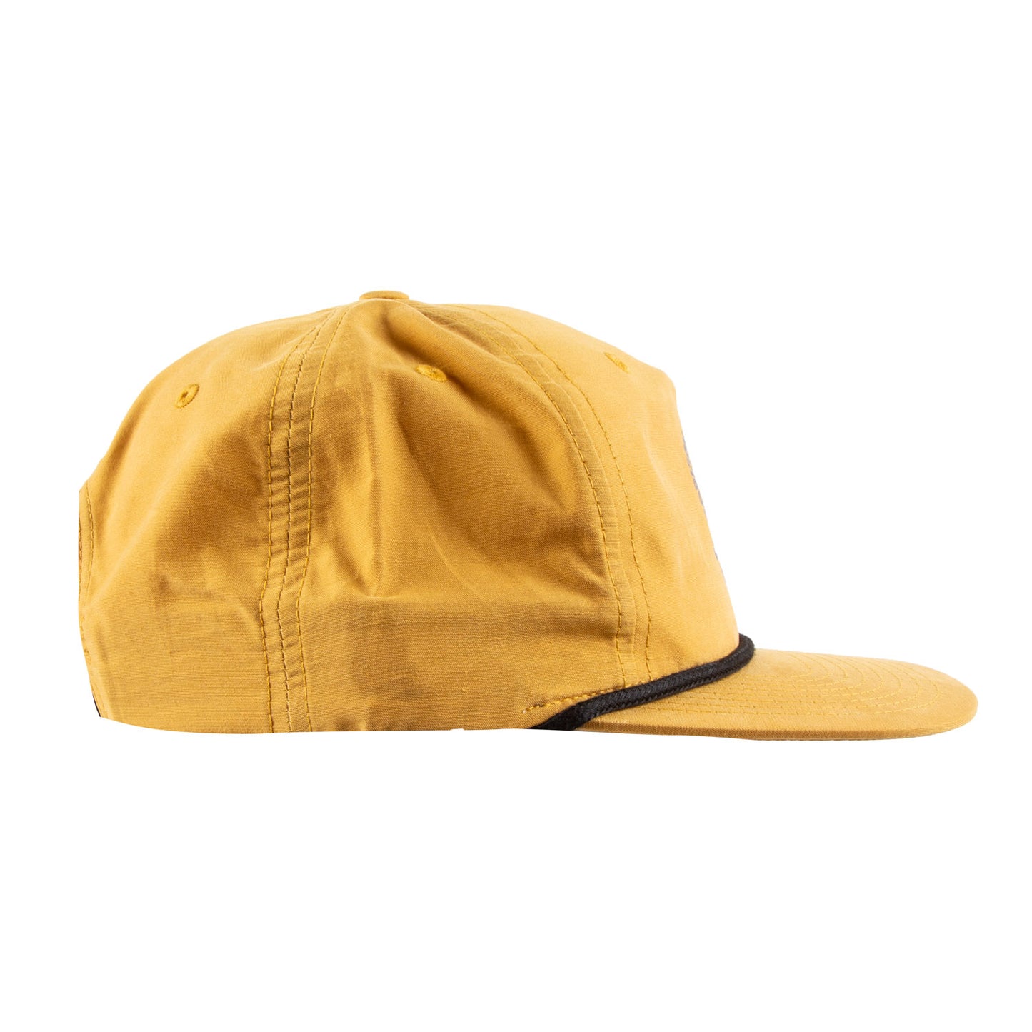 Spilled Coffee NYE Run Snapback Cap on Mustard
