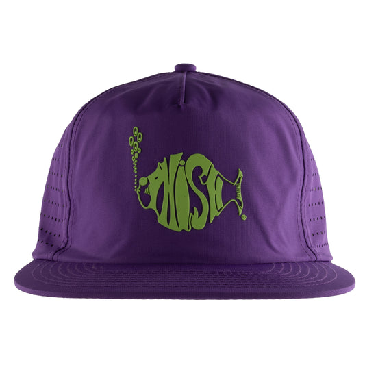 Phish Logo NYLON RIPSTOP HAT - Purple/Lime