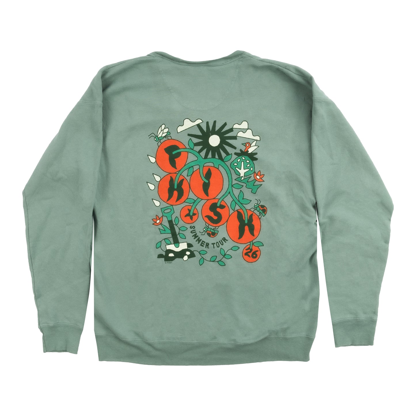Homegrown Tomatoes Summer Tour 2026 Crewneck Sweatshirt