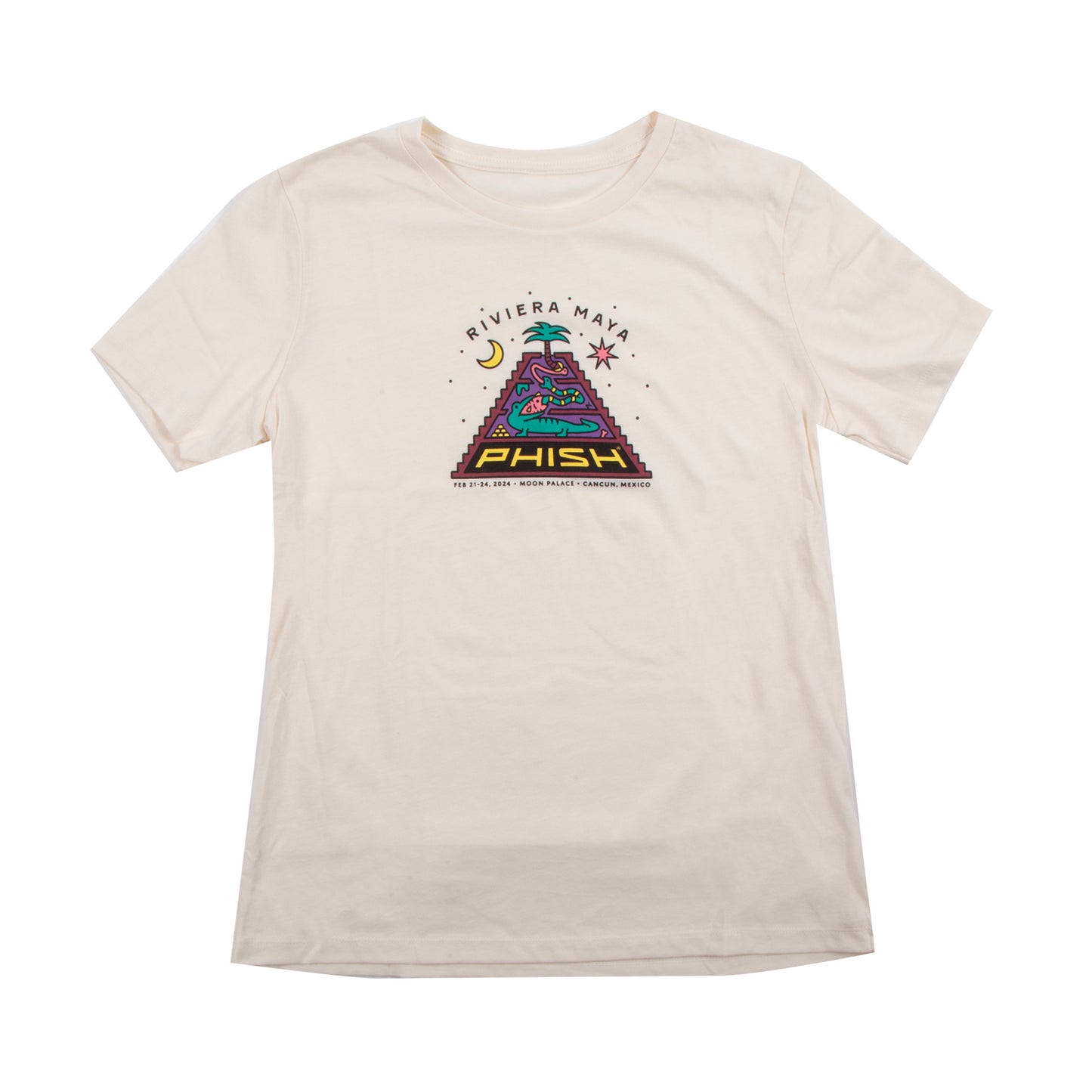 Women's Gator Flamingo Tee on Heather Natural