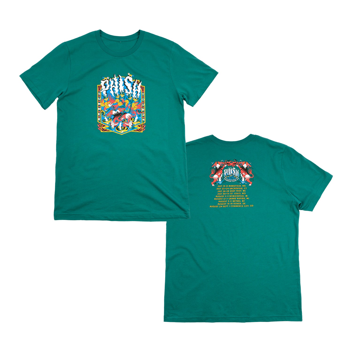 PHISHツアーTシャツ Chirpin' Summer Tour '24 Tee – Phish Dry Goods