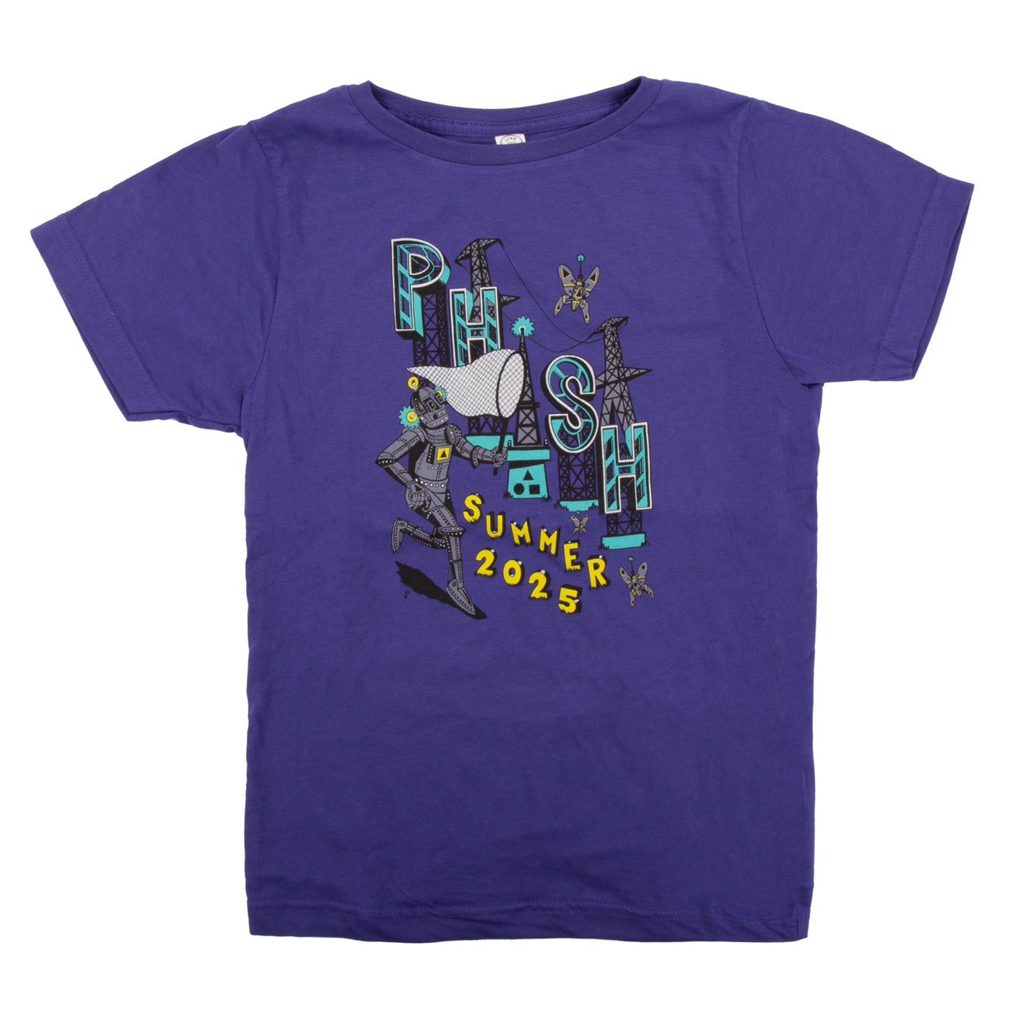Youth Summer Tour 2025 Pollock Robot Butterfly Tee