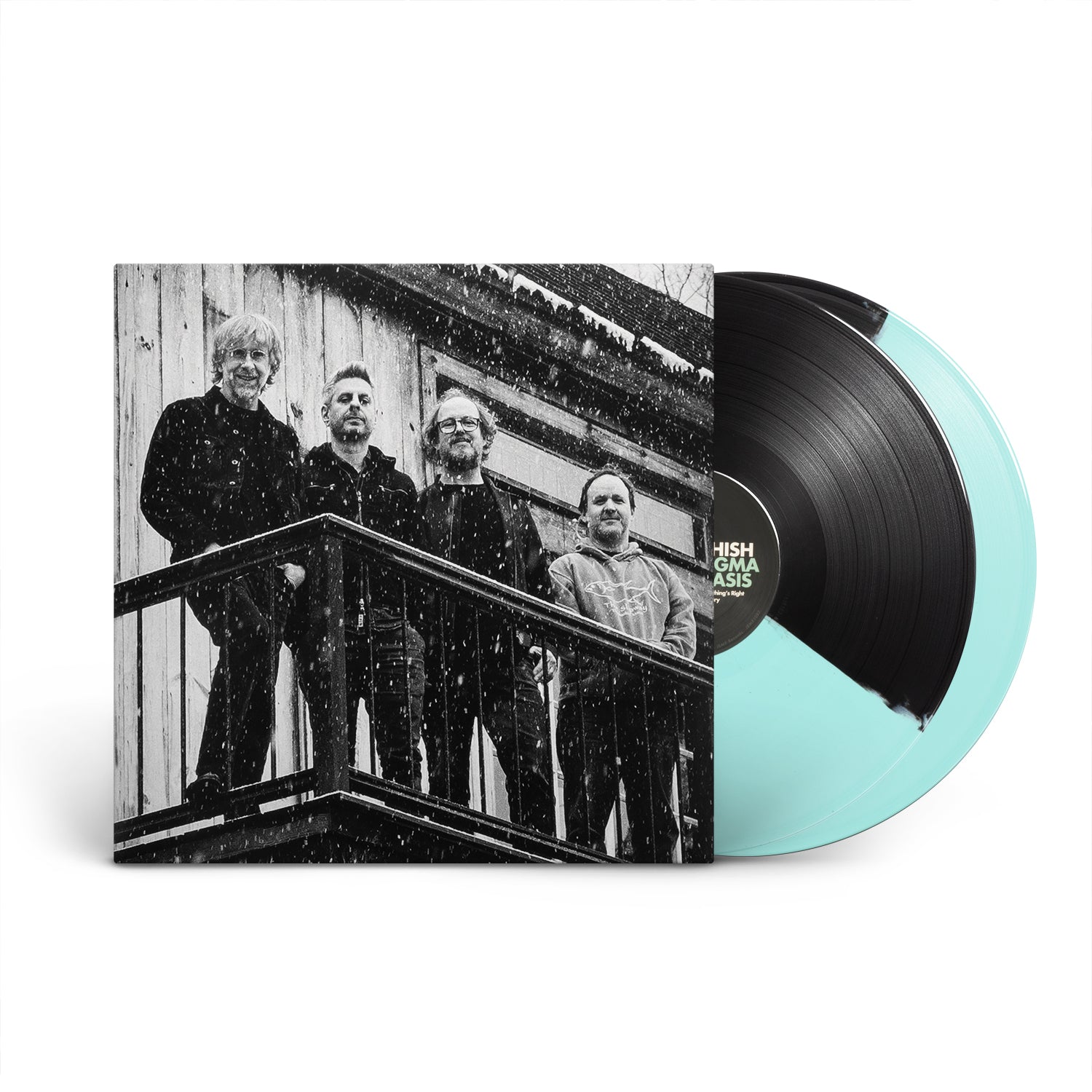Sigma Oasis Vinyl [Black/Teal Split Color] – Phish Dry Goods