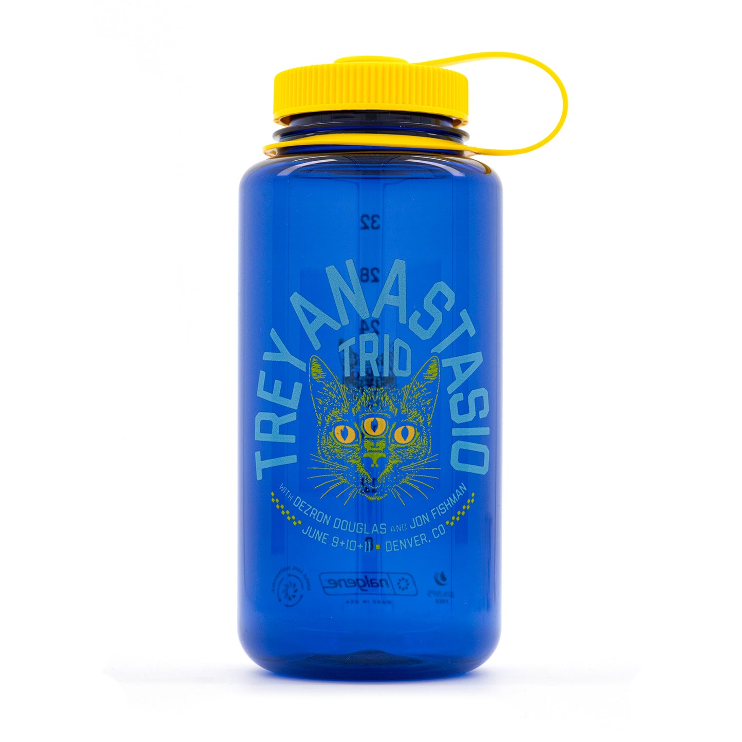 Nalgene Bottle - Trey Anastasio Trio Denver 2023 - 3-Eyed Cat