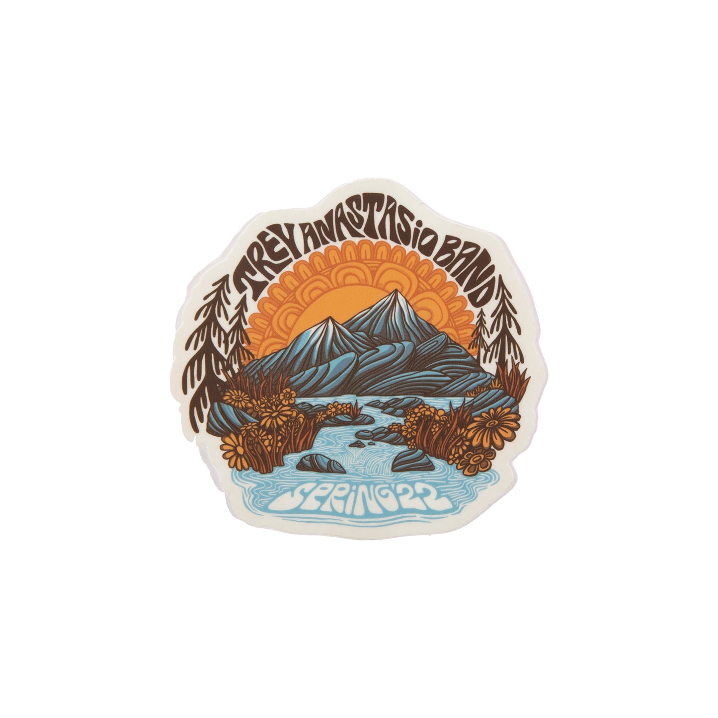 Trey Anastasio Band Mountain Tour 2022 Sticker