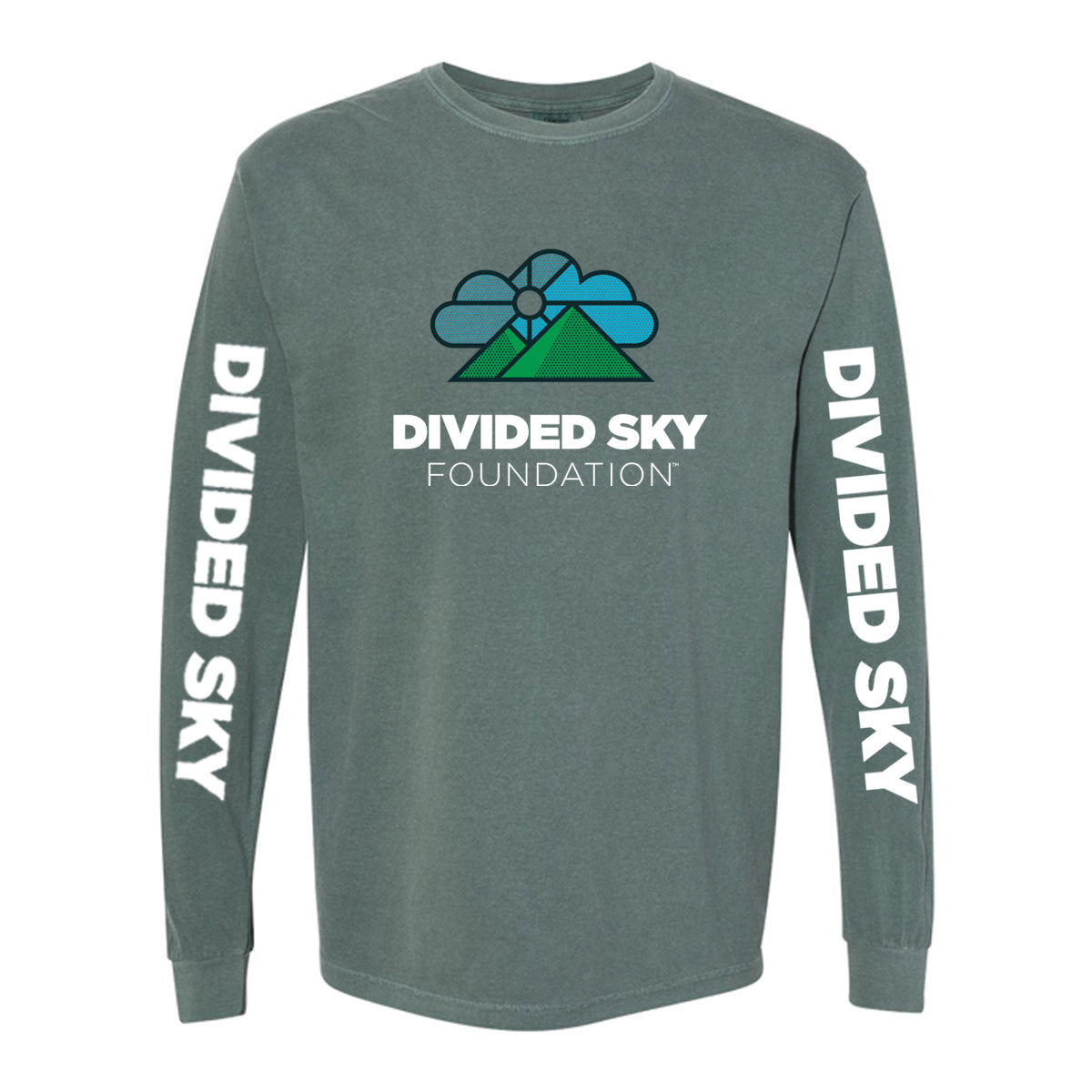 DIVIDED SKY FOUNDATION LONGSLEEVE TEE - BLUE SPRUCE