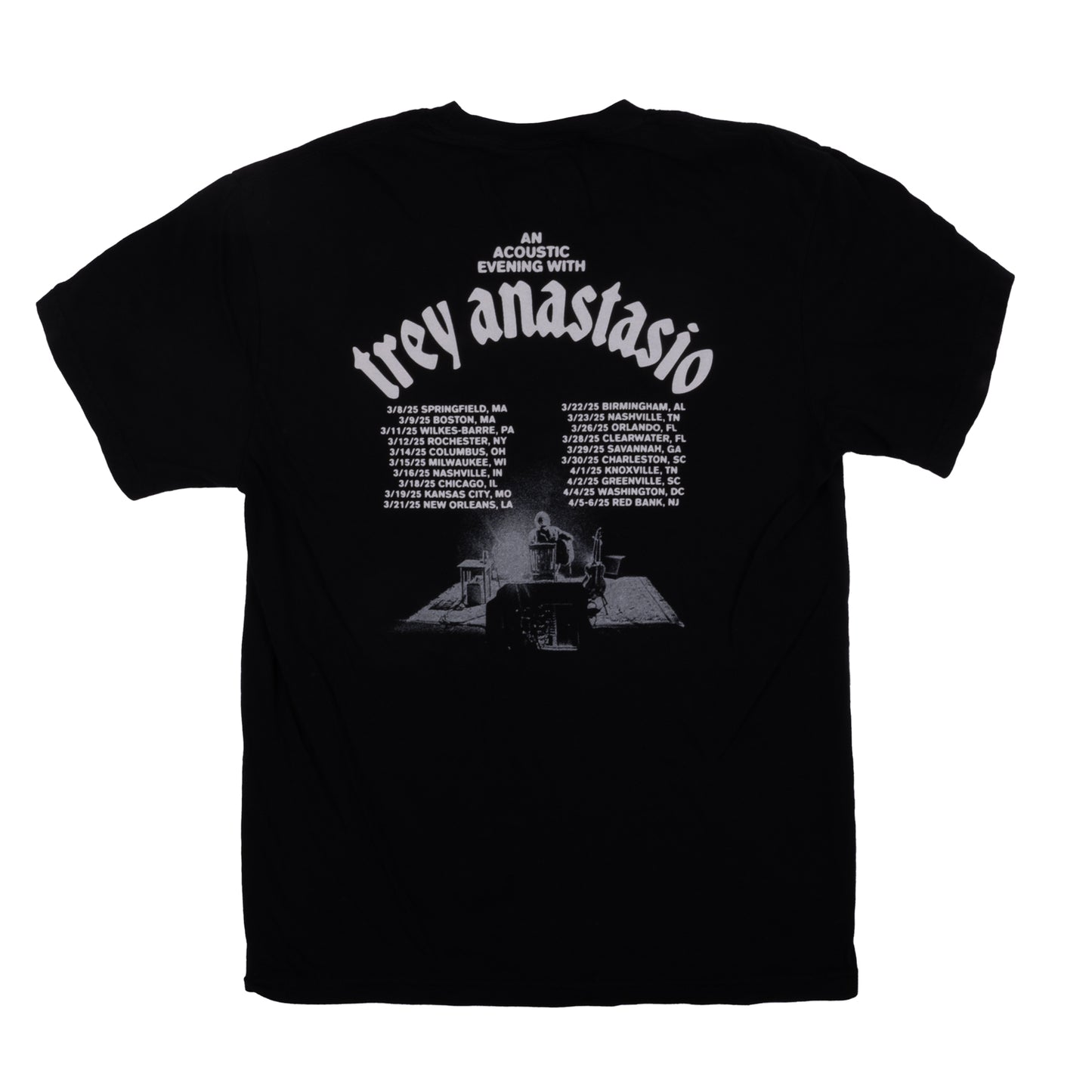 MAR/APR 2025 TOUR TEE - VINTAGE TOUR DATES