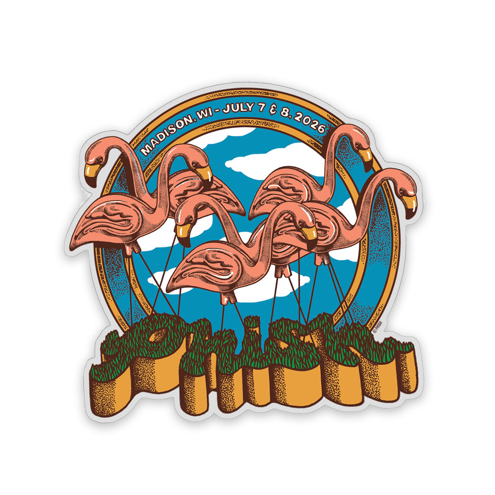 Madison Flamingoes Sticker