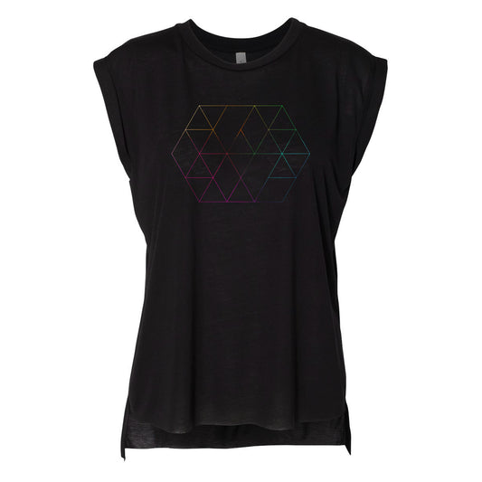 Vida Blue Crossing Lines Women's Tank