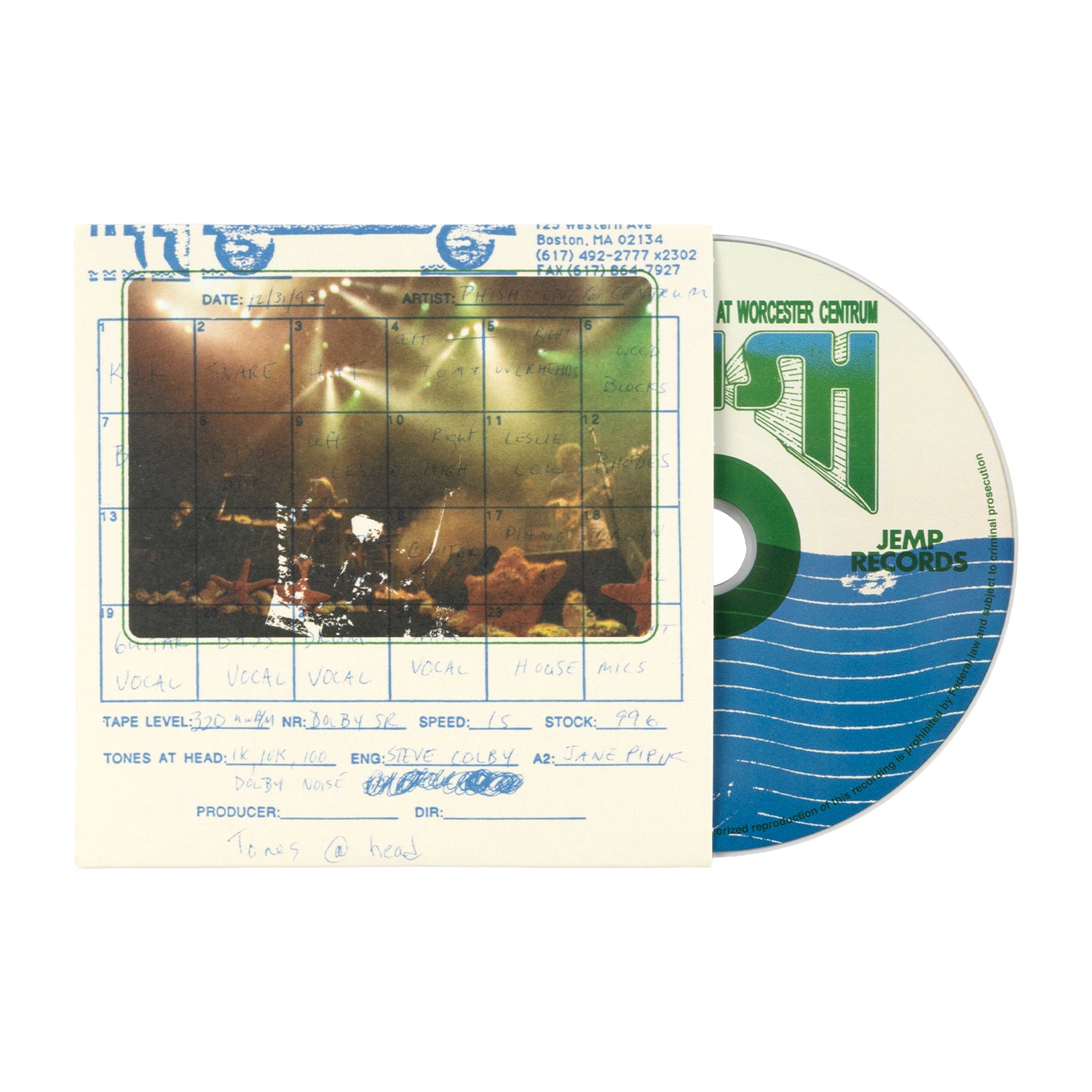 New Year's Eve 1993 Live At Worcester Centrum 3-CD Box Set – Phish