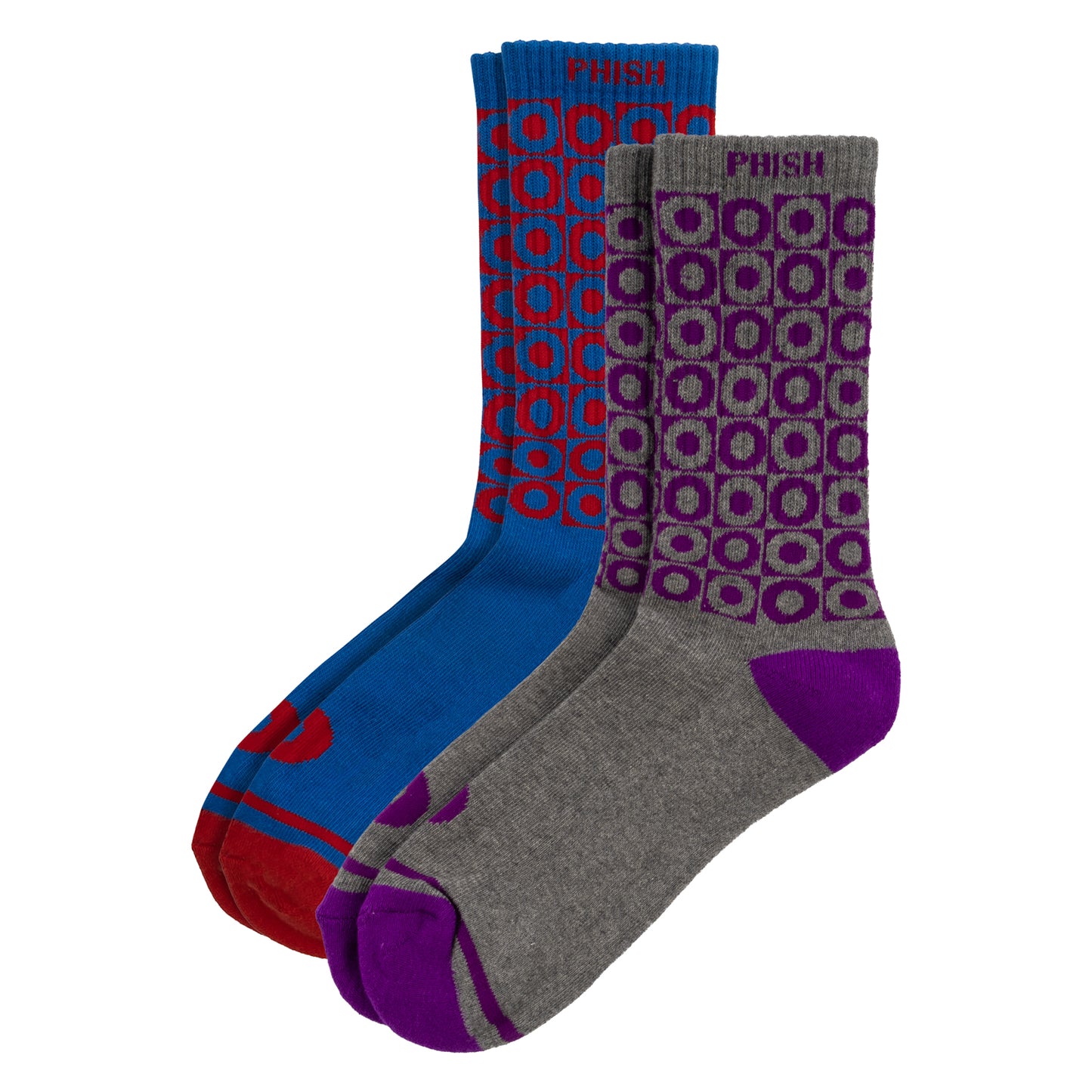 Atomic Fish Donut Socks