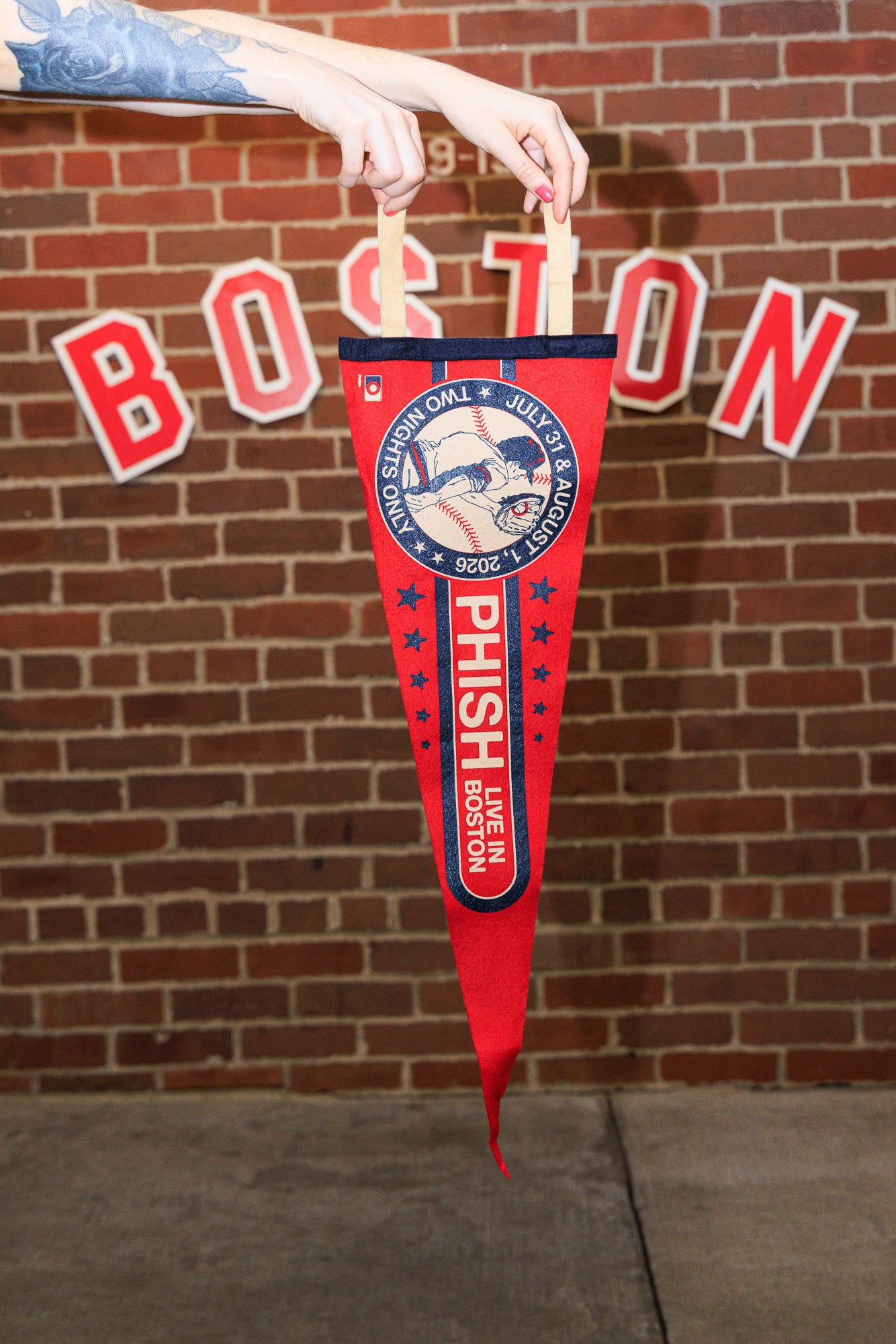 Phish x Oxford Pennant Fly Ball Baseball Pennant