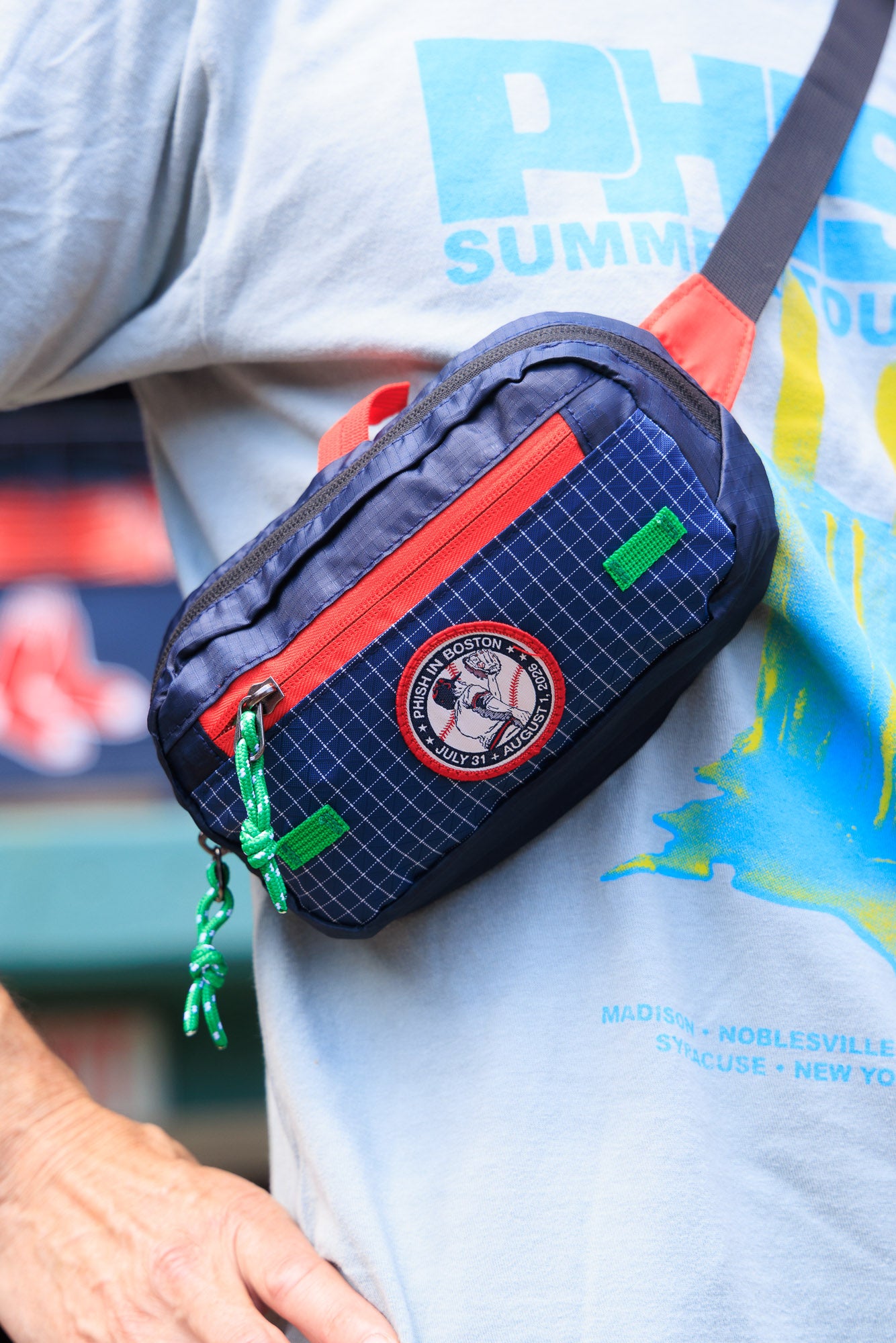 Fenway Fly Ball Hiking Cross-Body/Hip Bag