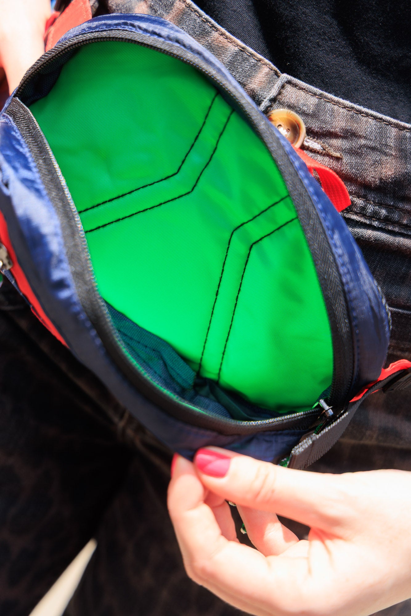 Fenway Fly Ball Hiking Cross-Body/Hip Bag