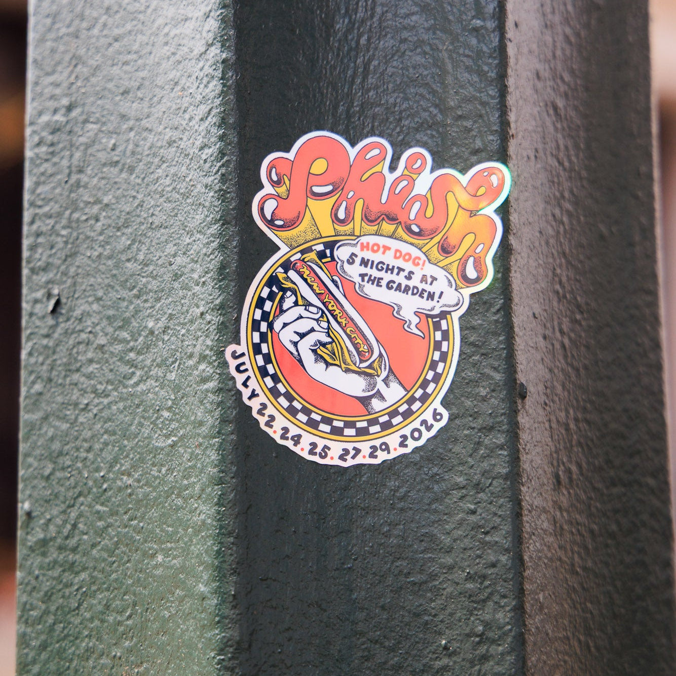 Hot Dog! 5 Nights At The Garden In July Sticker