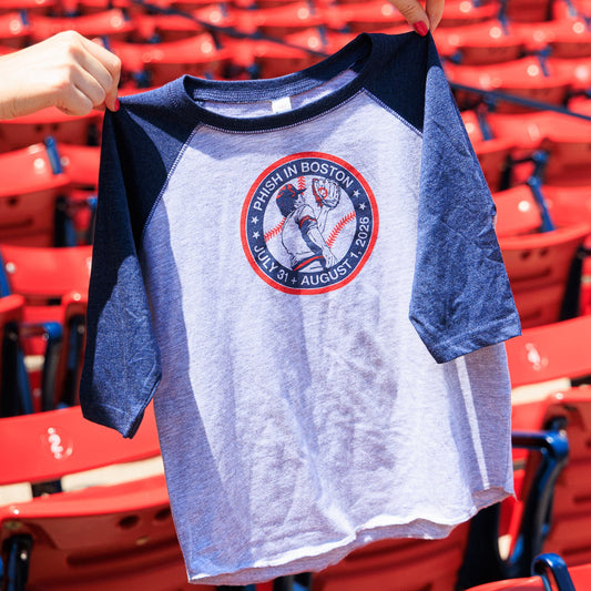 Kid's Fly Ball Fenway 3/4 Sleeve Baseball Tee
