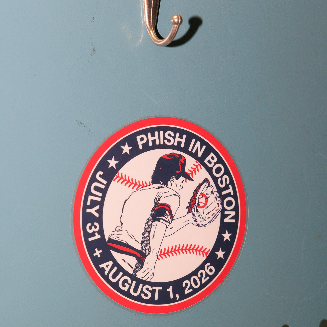 Fly Ball Fenway Round Sticker