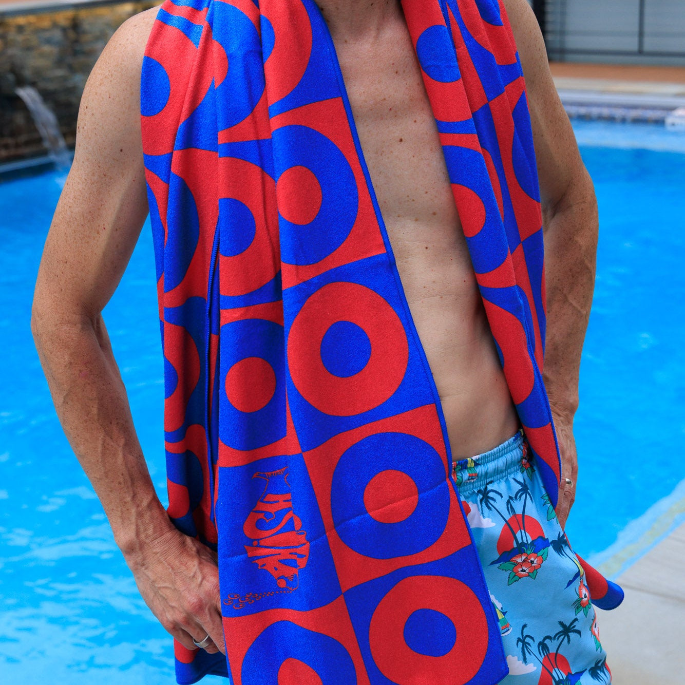 Classic Atomic Donut Towel