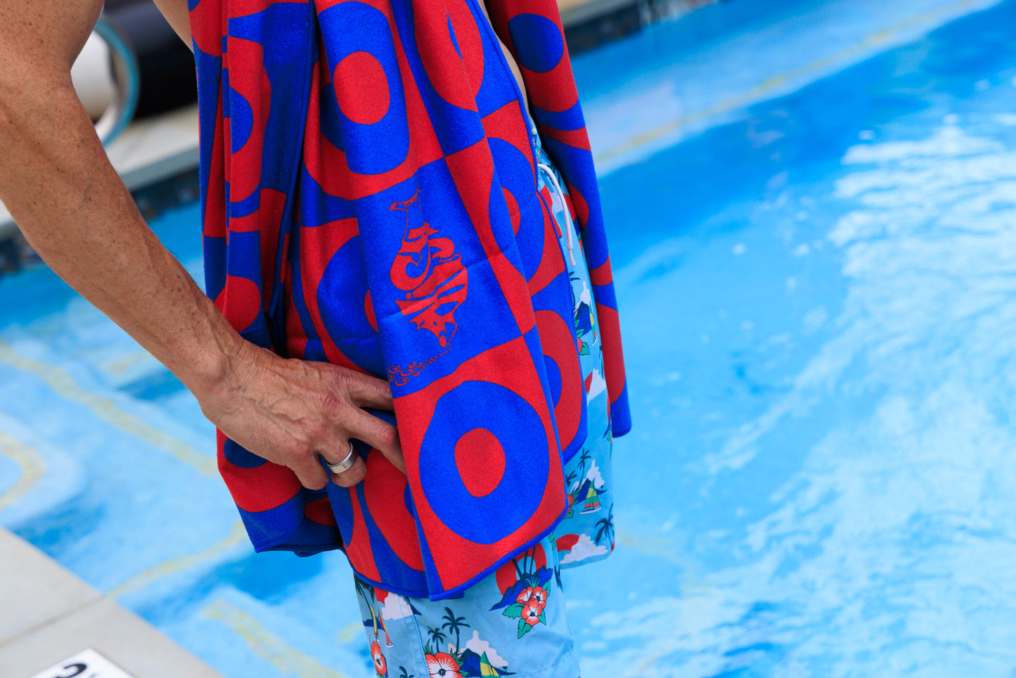 Classic Atomic Donut Towel