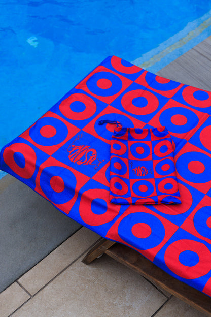 Classic Atomic Donut Towel