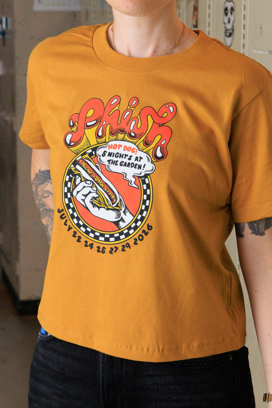 Women's Hot Dog! The Garden July 2026 Boxy Tee