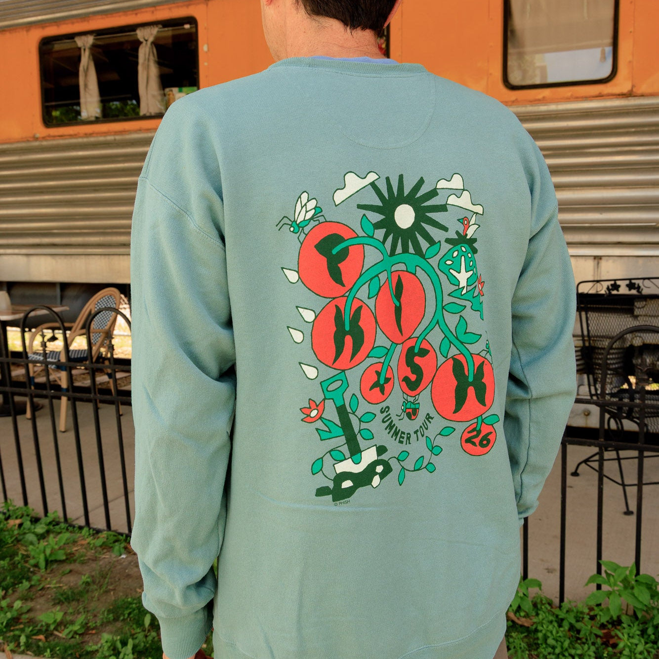 Homegrown Tomatoes Summer Tour 2026 Crewneck Sweatshirt