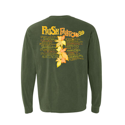 Leaves Fall Tour 99 Long Sleeve Tee Shirt
