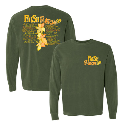 Leaves Fall Tour 99 Long Sleeve Tee Shirt