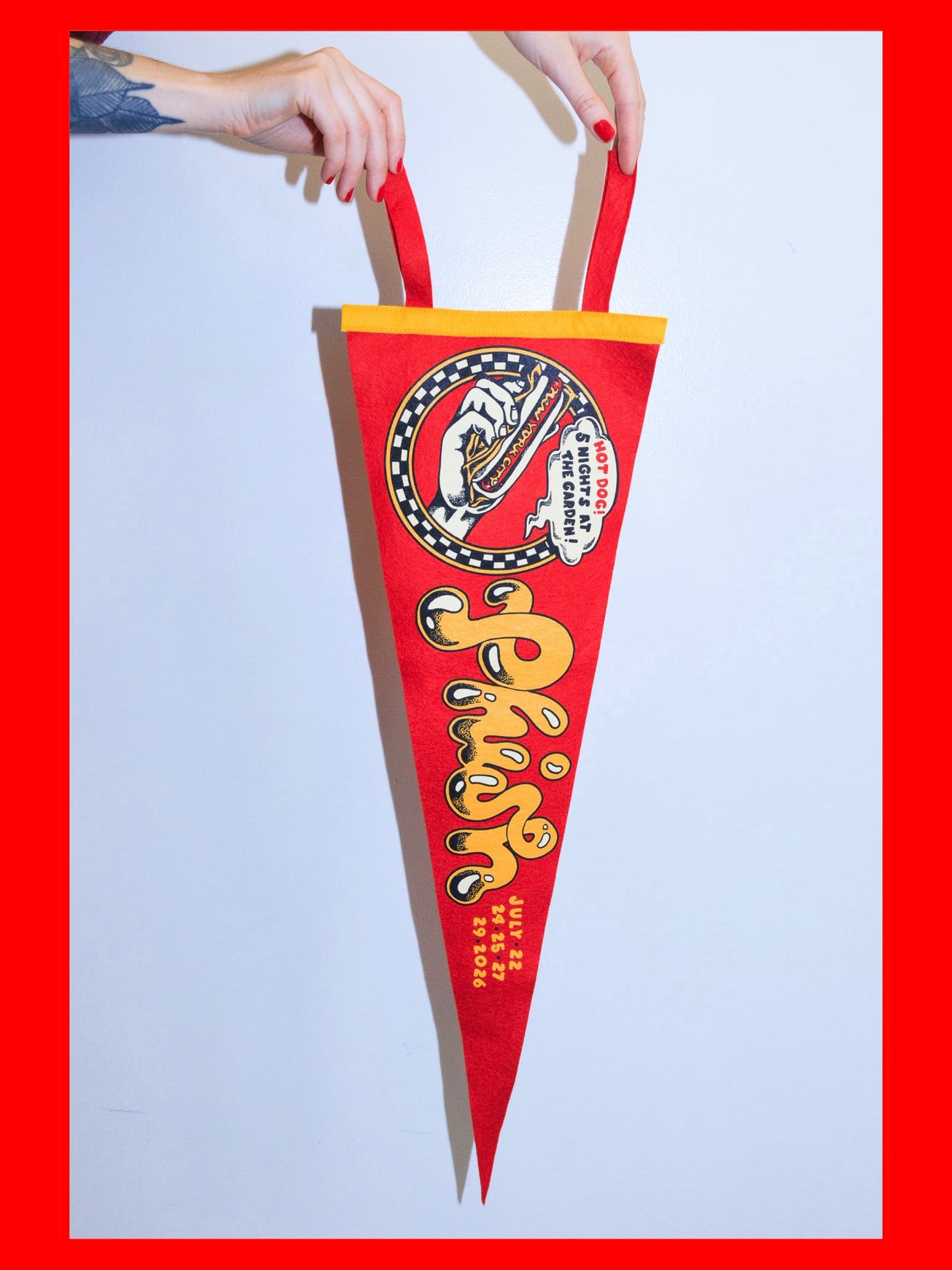 Hot Dog! Phish x Oxford Pennant Classic Pennant
