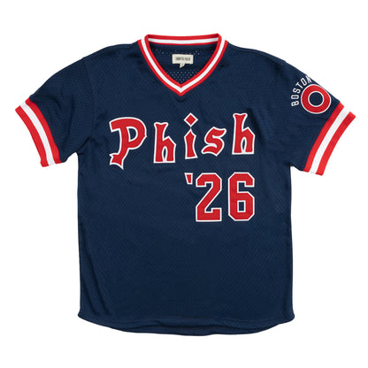 Phish x Ebbets Field Fenway V-Neck Mesh Jersey