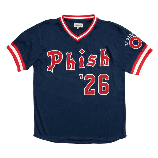 Phish x Ebbets Field Fenway V-Neck Mesh Jersey