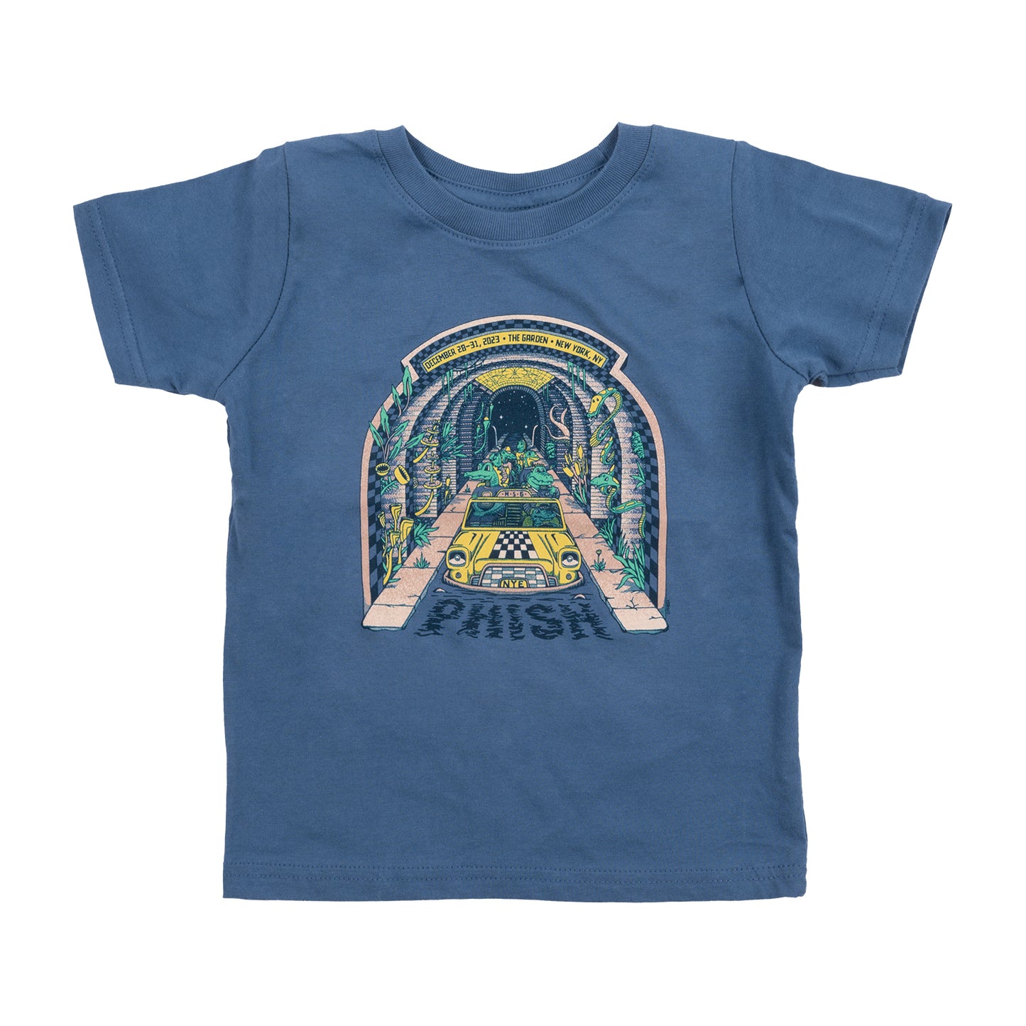 Kid's Going Underground NYE Run Tee on Indigo