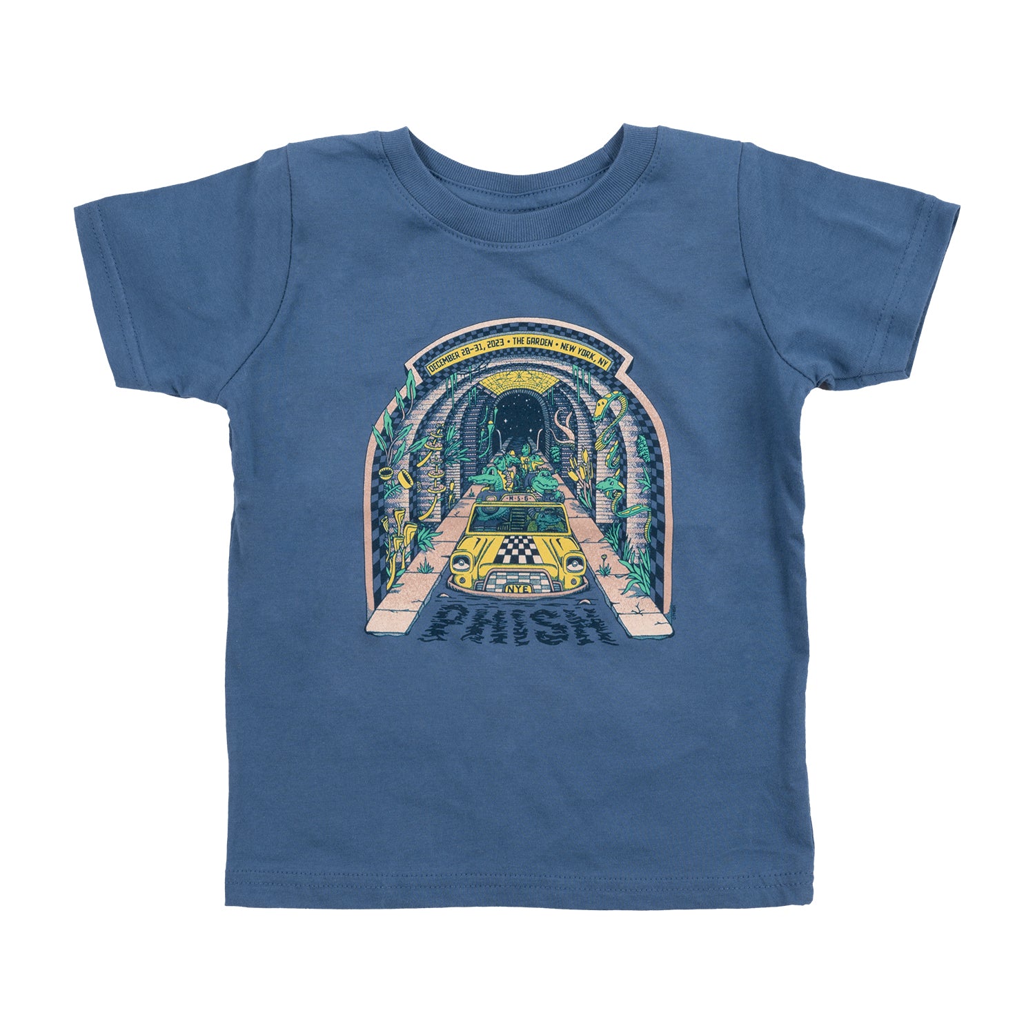 Kid's Going Underground NYE Run Tee on Indigo
