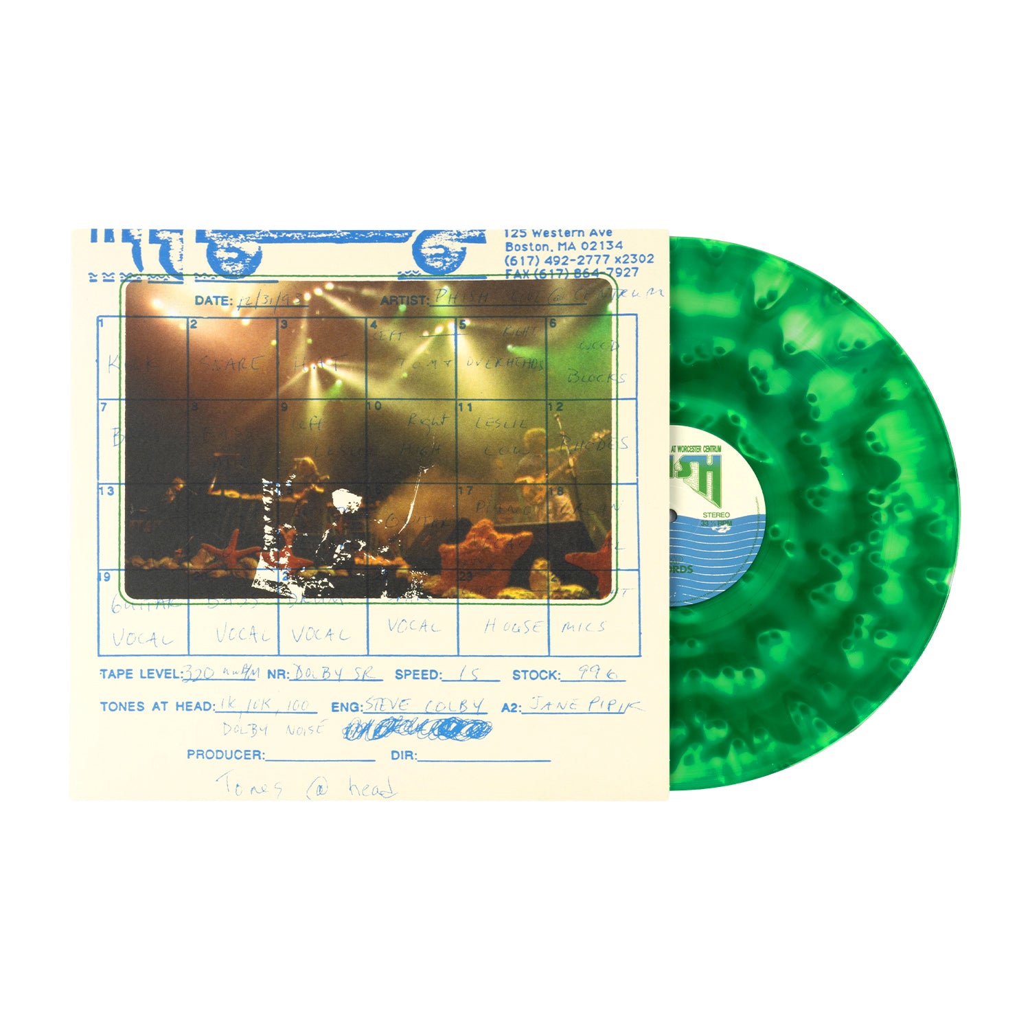NYE 1993 Live At Worcester Centrum 5-LP Vinyl Box Set | Phish Dry