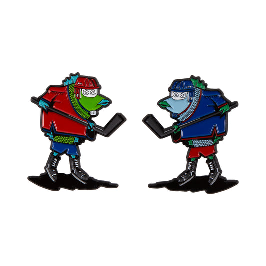 Pollock Hockey NYE 22 LE Enamel Pin