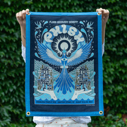 Oxford Pennant x Phish Water Phoenix Rising Camp Flag
