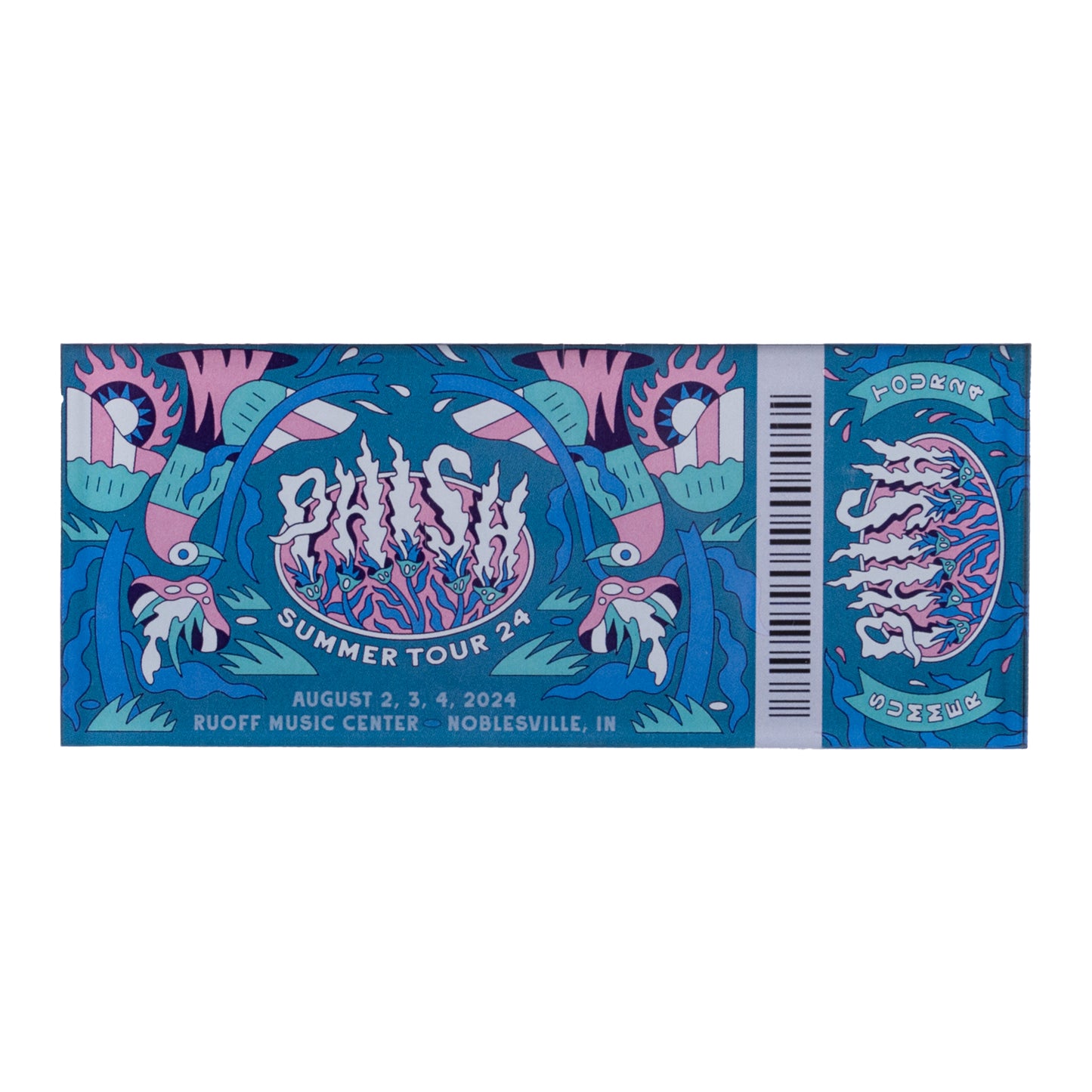 Summer Tour Ticket Magnets