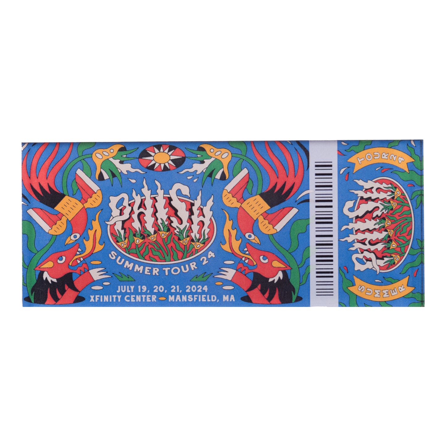 Summer Tour Ticket Magnets