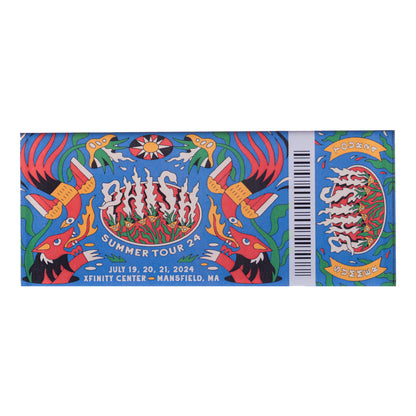 Summer Tour Ticket Magnets