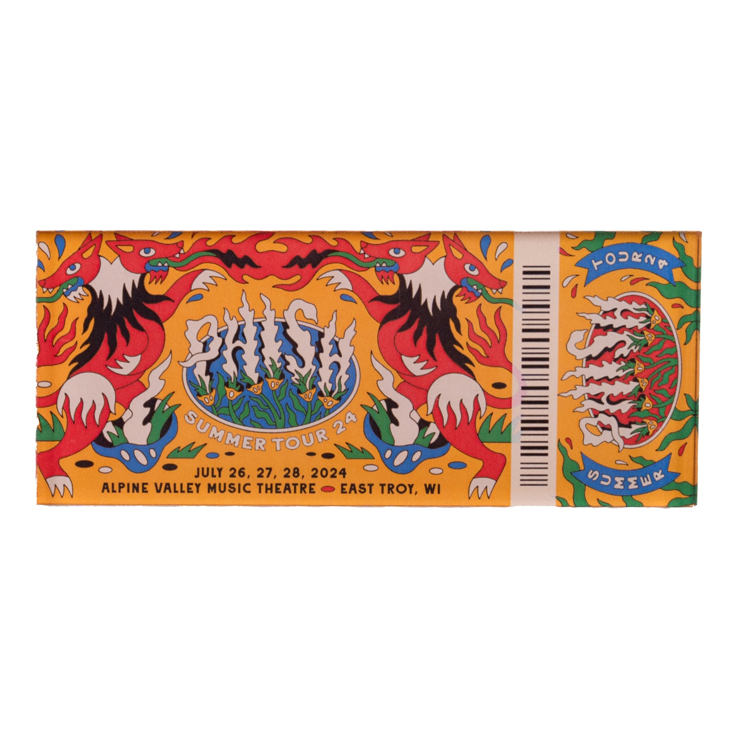 Summer Tour Ticket Magnets