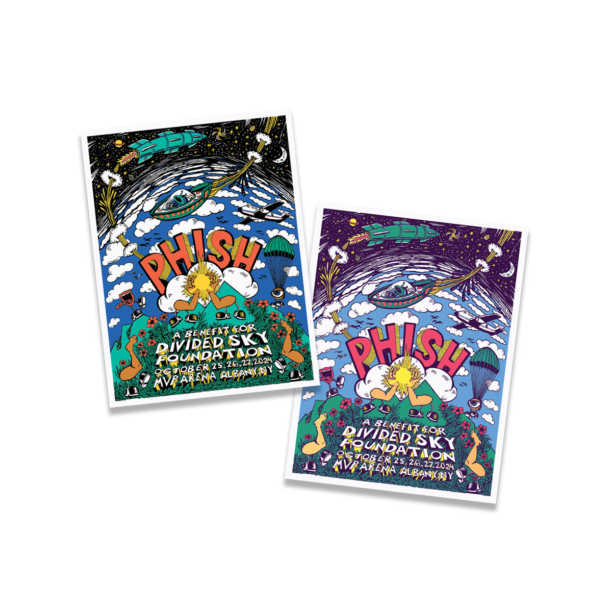 Pollock Mini-Prints Divided Sky Foundation Magnet